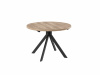 Стол RONDO-110, d110/145 (дуб каньон/черный)