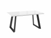 Стол LOFT LUX-160, 90х160/205 (ст.белый оптивайт/черный)