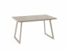 Стол LOFT-140 со стеклом капучино капучино слож