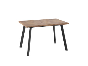 Стол BORG-120 дуб велингтон черный слож