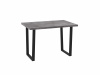 Стол STRONG-120, 80х120 (дымчатая керамика/черный)