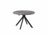 Стол RONDO-110, d110/145 (дымчатая керамика/черный)