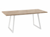 Стол LOFT-140, 85х140/180 (дуб каньон/белый)