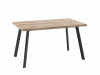 Стол BORG-140, 85х140/180 (дуб каньон/черный)