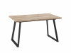 Стол LOFT-140, 85х140/180 (дуб каньон/черный)