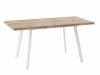 Стол BORG-120, 80х120/160 (дуб каньон/белый)